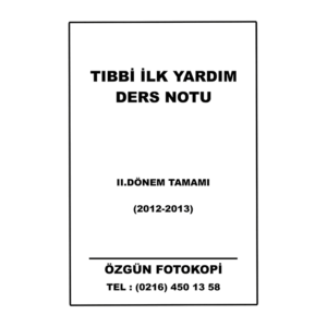 Ecz-5 Tıbbi İlk Yardım