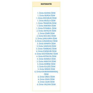 Alternative view of 8.Sınıf Matematik Çalışma Fasikülleri