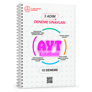 3 Adım AYT Deneme Sınavları – Eşit Ağırlık