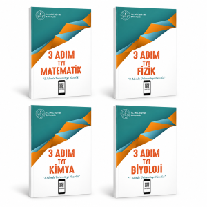 Alternative view of 3 Adım Soru Bankası TYT – Sayısal Bölüm