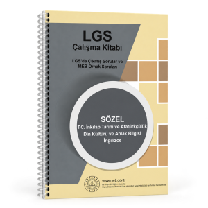 Alternative view of 8.Sınıf LGS'de Çıkmış Sorular ve Örnek Soruları - Sözel (Tarih-Din-İngilizce) 2018-2026 Güncel
