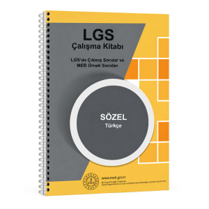 Alternative view of 8.Sınıf LGS'de Çıkmış Sorular ve Örnek Soruları - Sözel Türkçe 2018-2026 Güncel